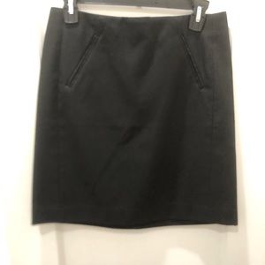 LOFT: black mini skirt